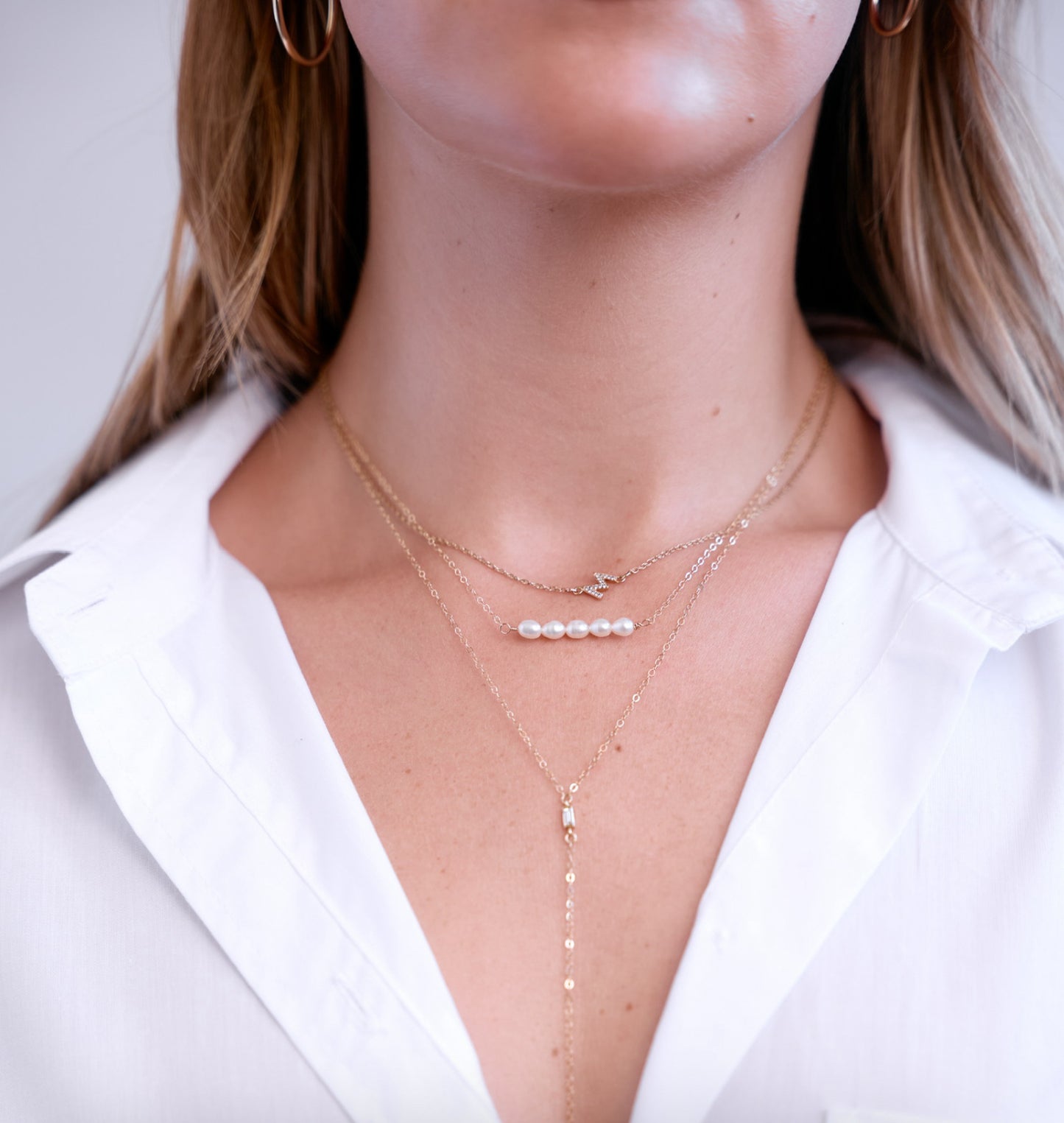 Diamond Drop Necklace
