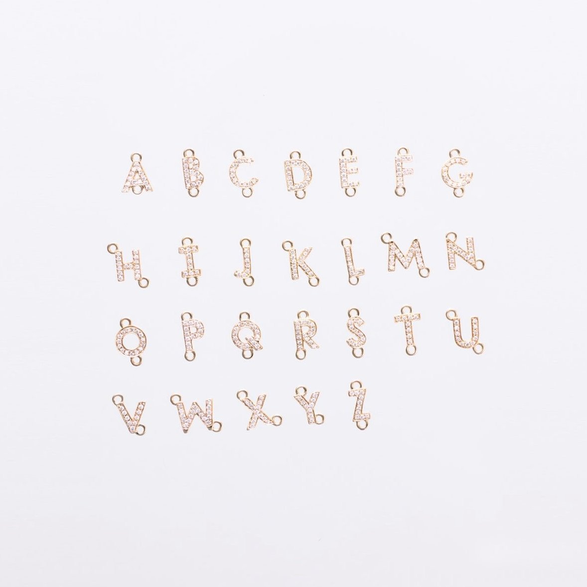 Pavé Diamond Initial Necklace