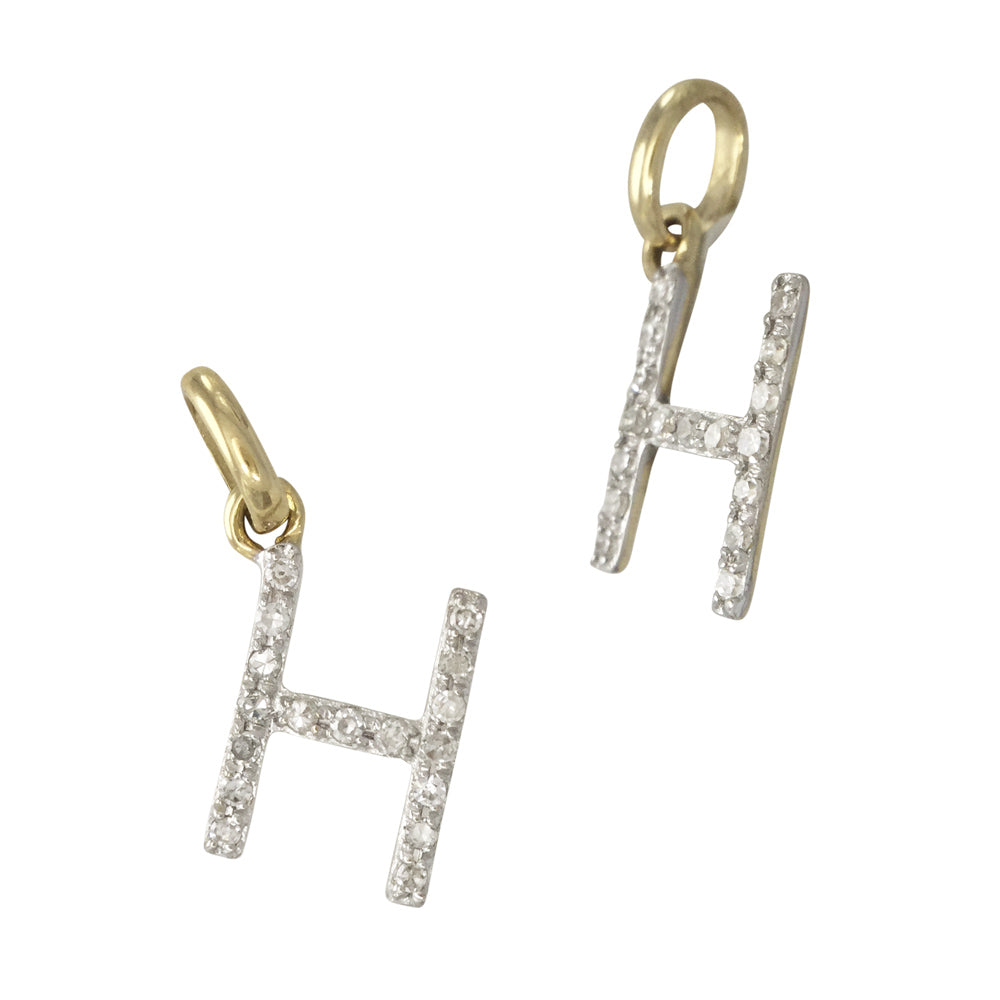 Diamond Letter Charm