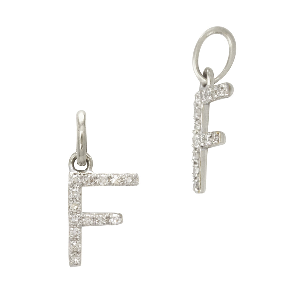 Diamond Letter Charm