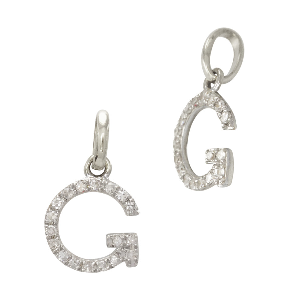 Diamond Letter Charm