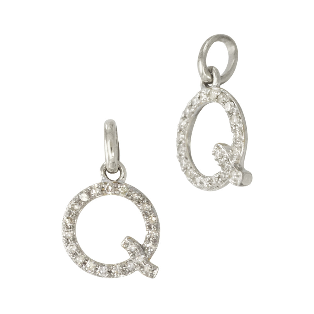 Diamond Letter Charm