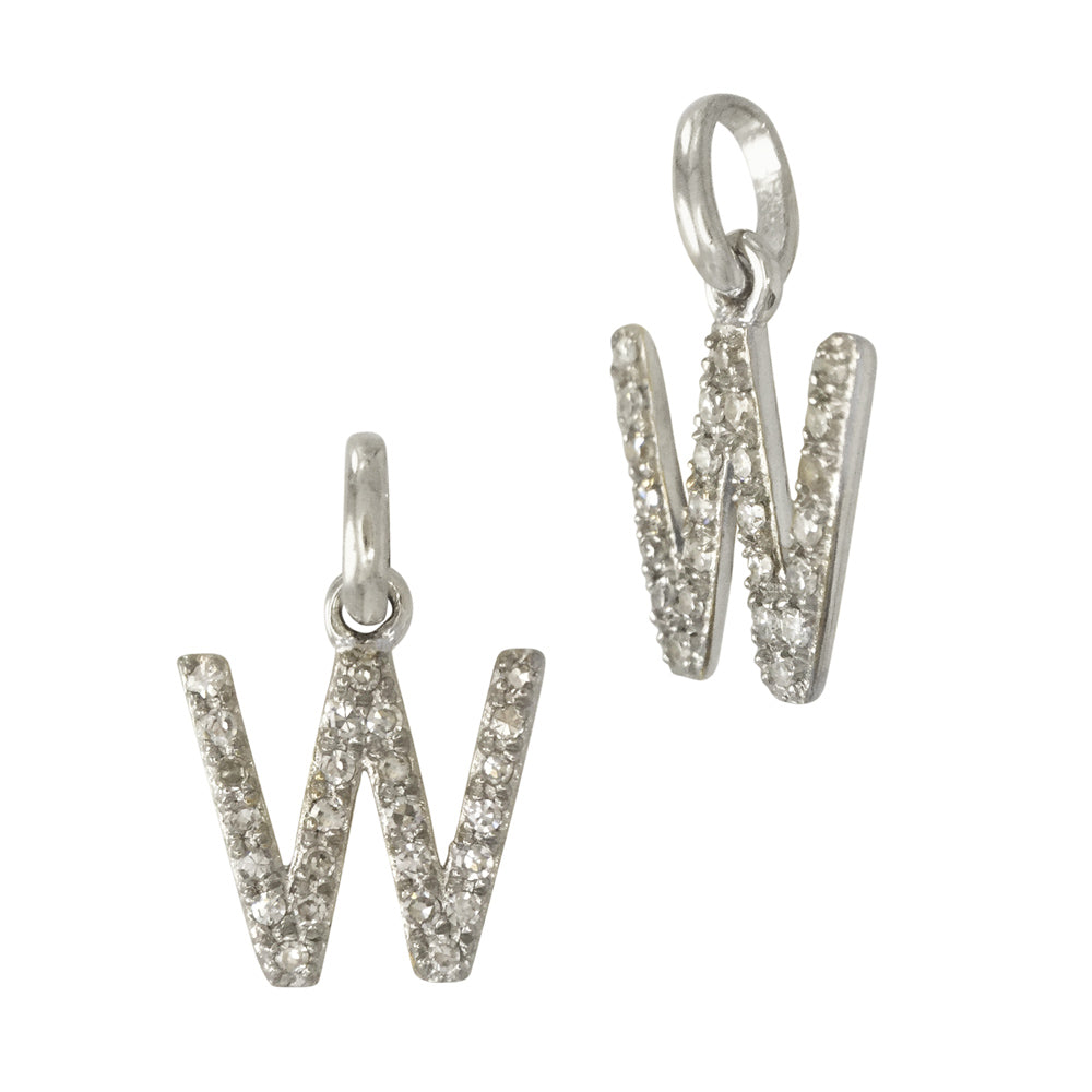 Diamond Letter Charm