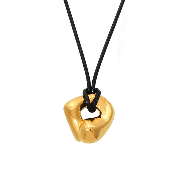 Leather Cord Pendant Necklace – Mackenzie Olivia