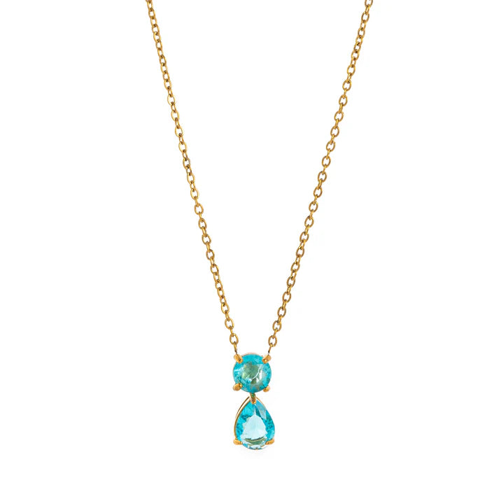 Birthstone Teardrop Necklace