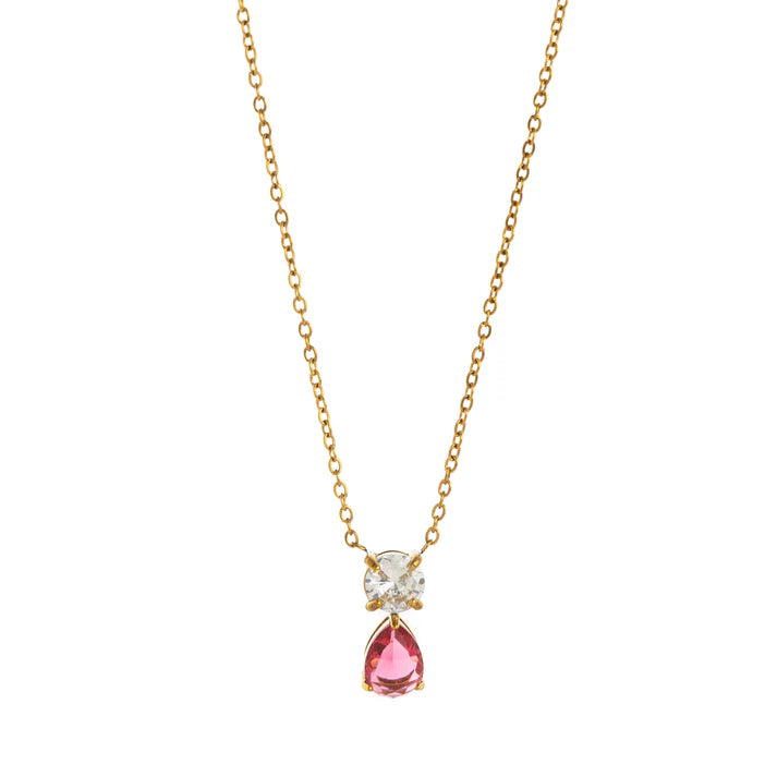 Birthstone Teardrop Necklace