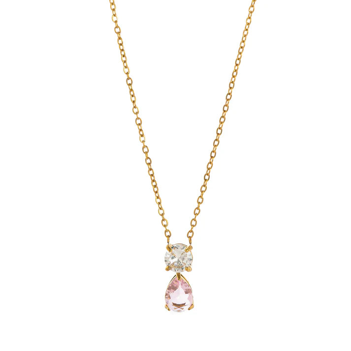 Birthstone Teardrop Necklace