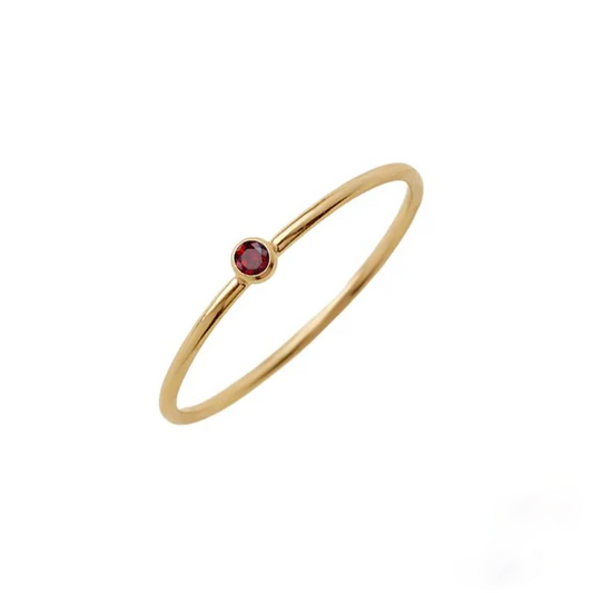 Dainty Birthstone Ring