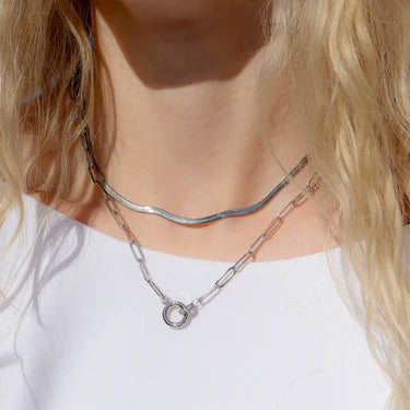 Carabiner Charm Necklace