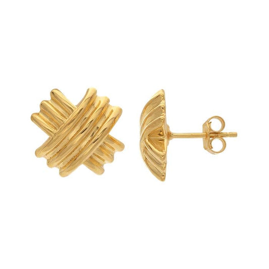 Triple Crisscross Earrings