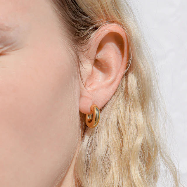 Chunky Huggie Hoops