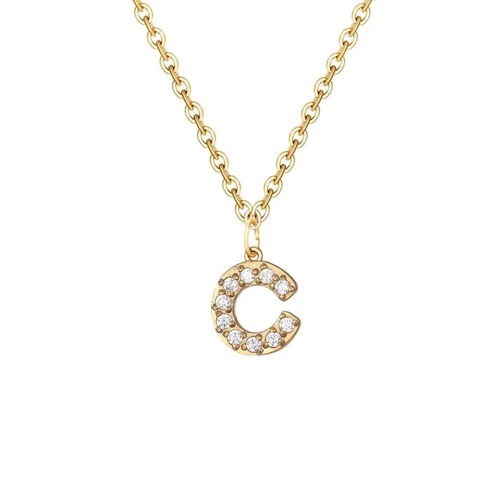 Dainty Initial Necklace