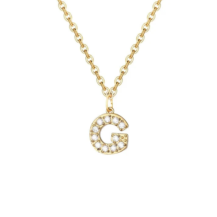 Dainty Initial Necklace