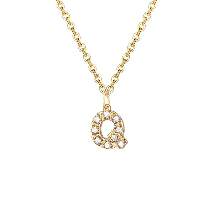 Dainty Initial Necklace