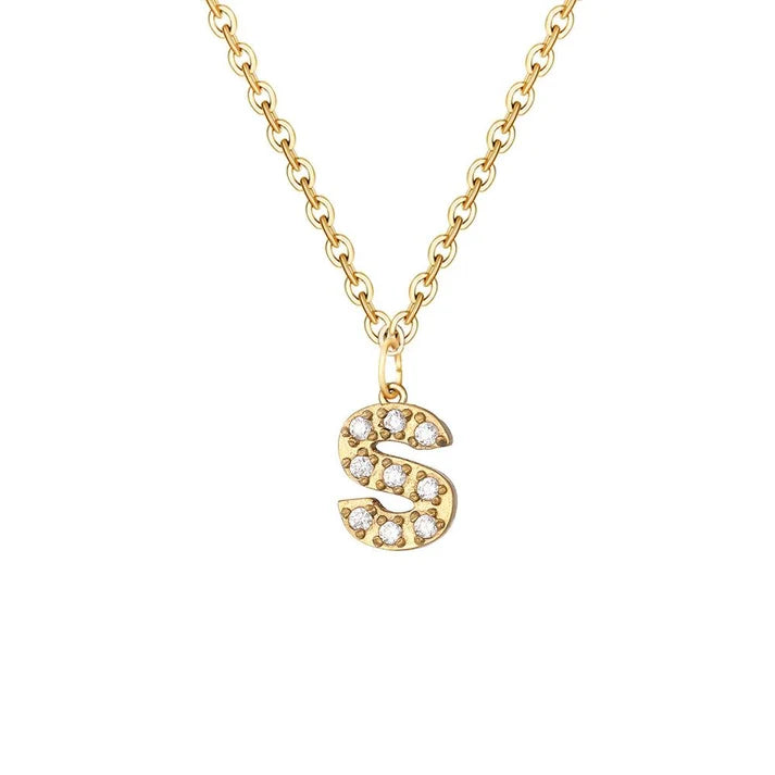 Dainty Initial Necklace