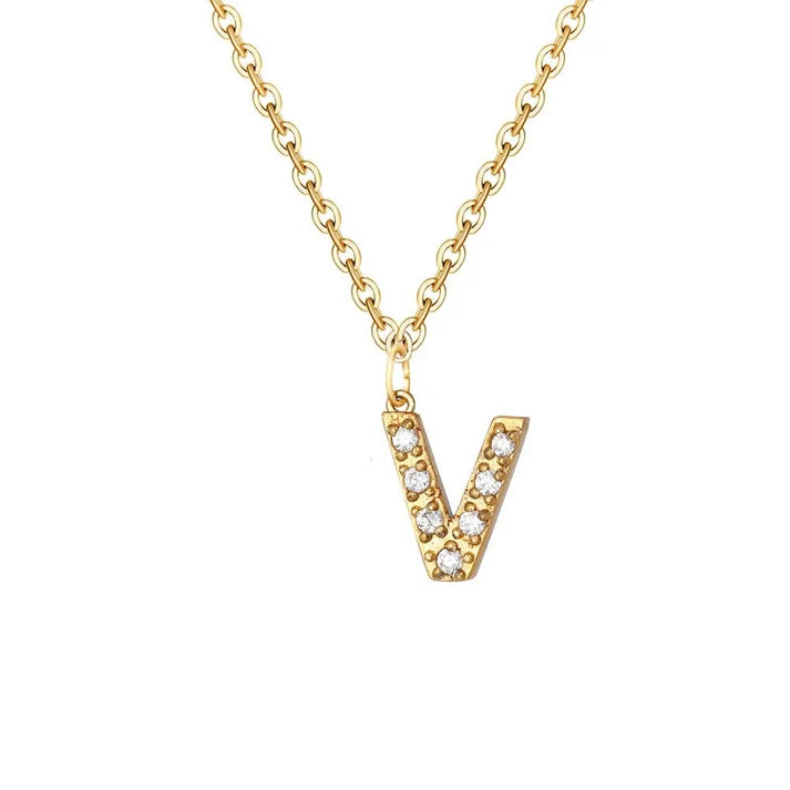 Dainty Initial Necklace
