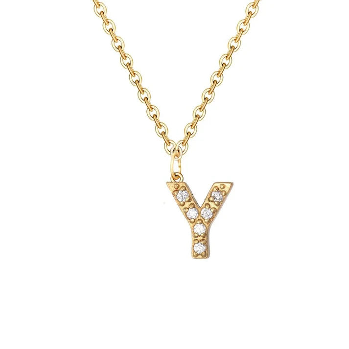 Dainty Initial Necklace