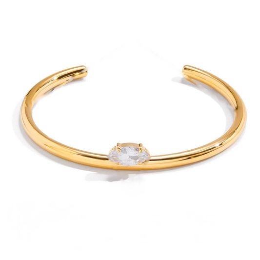 Floating Stone Bangle