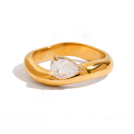 Floating Stone Ring