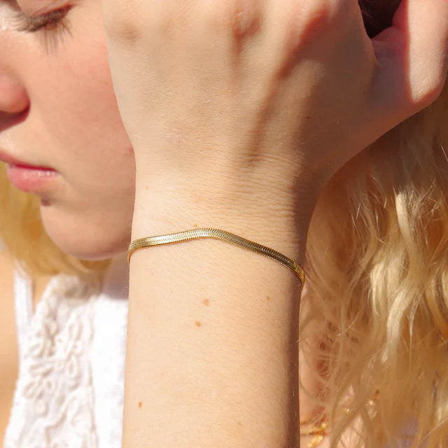 Herringbone Chain Bracelet