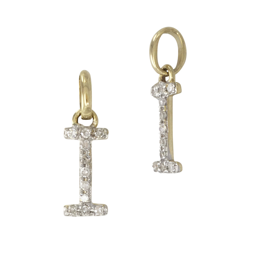 Diamond Letter Charm