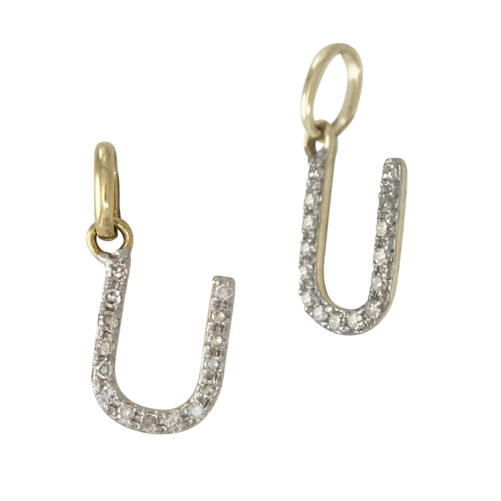 Diamond Letter Charm