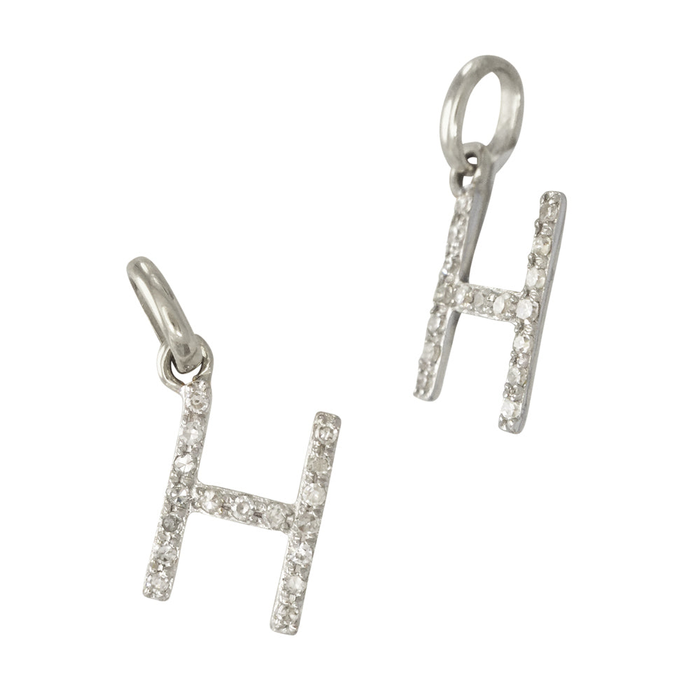 Diamond Letter Charm