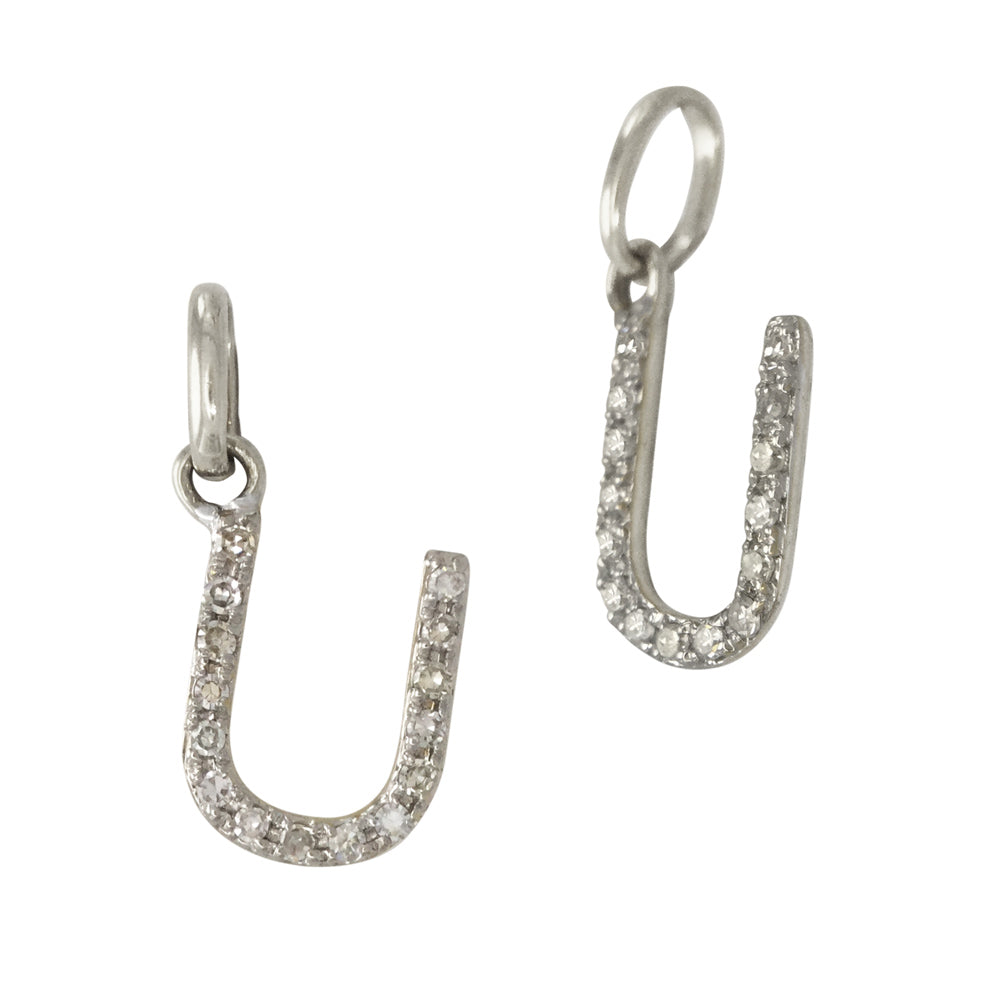 Diamond Letter Charm