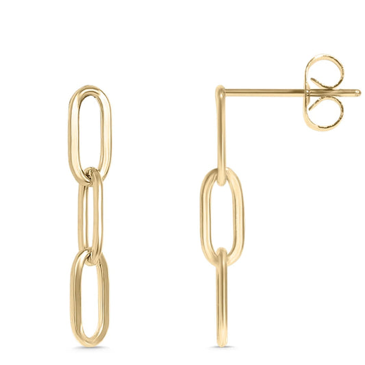 Paperclip Chain Studs