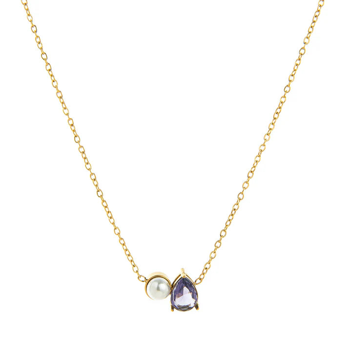 Pearl Birthstone Necklace