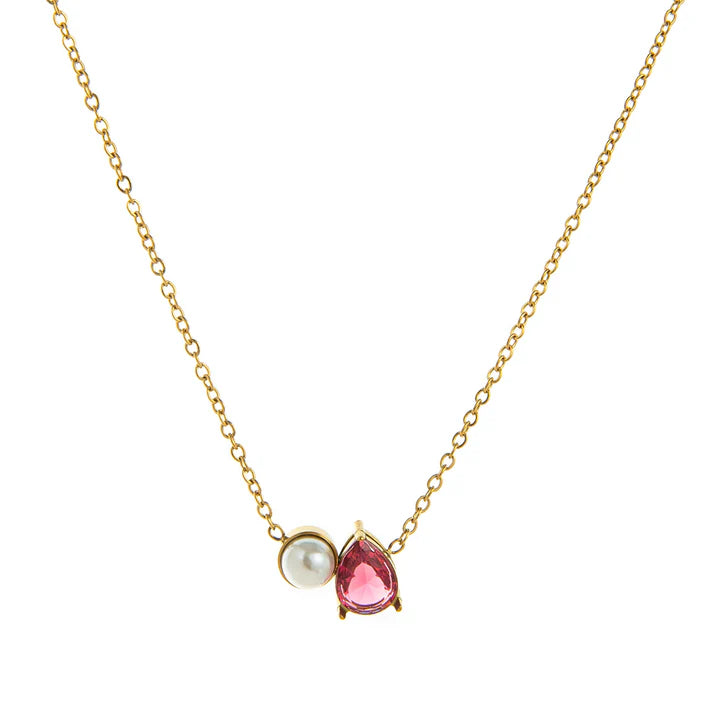 Pearl Birthstone Necklace
