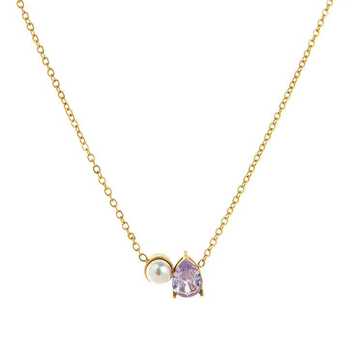 Pearl Birthstone Necklace