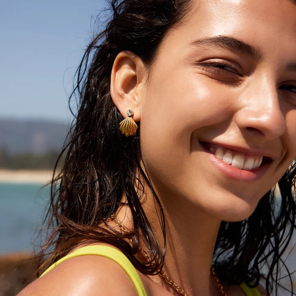 Shell Drop Earrings