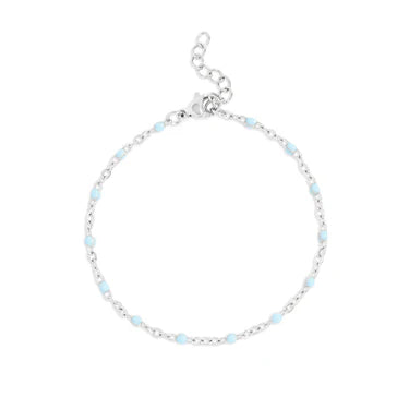 Enamel Beaded Chain Bracelet