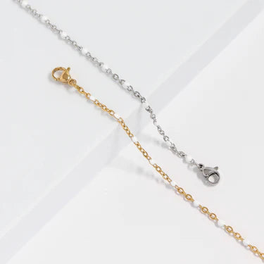 Enamel Beaded Chain Bracelet