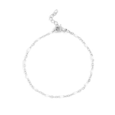 Enamel Beaded Chain Bracelet