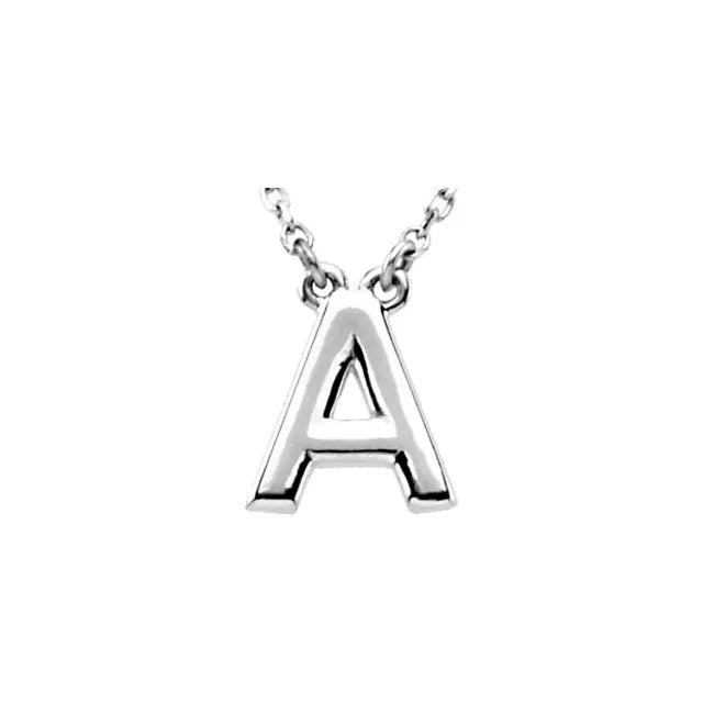 Block Letter Necklace