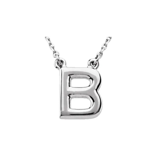 Block Letter Necklace