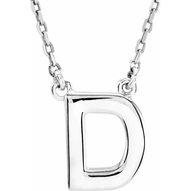 Block Letter Necklace