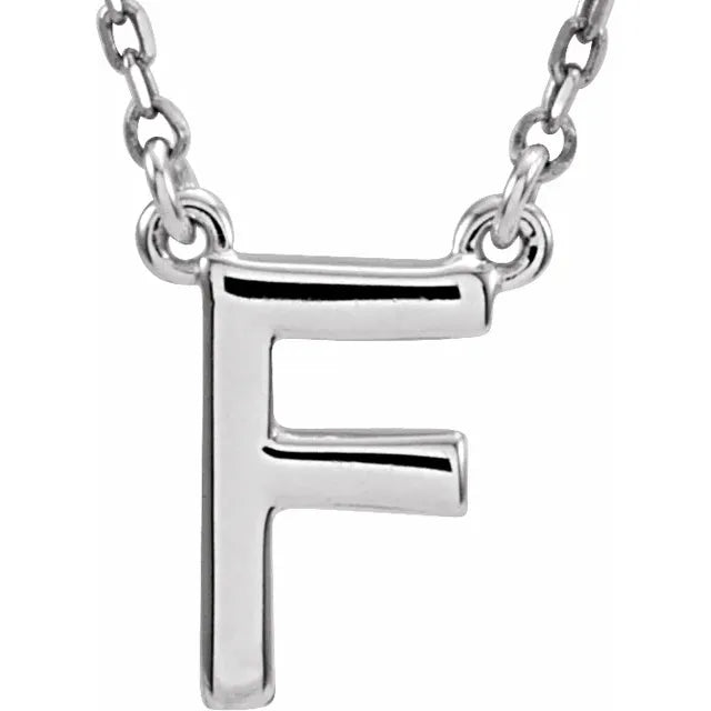 Block Letter Necklace