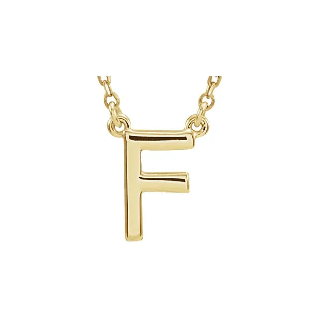 Block Letter Necklace