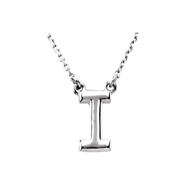 Block Letter Necklace