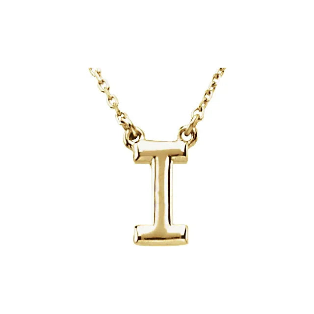 Block Letter Necklace