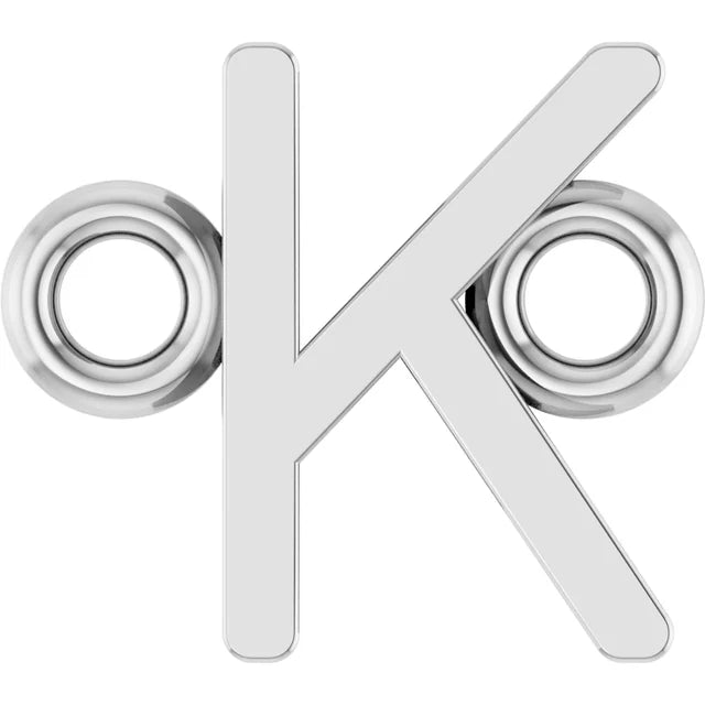 Petite Letter Charm