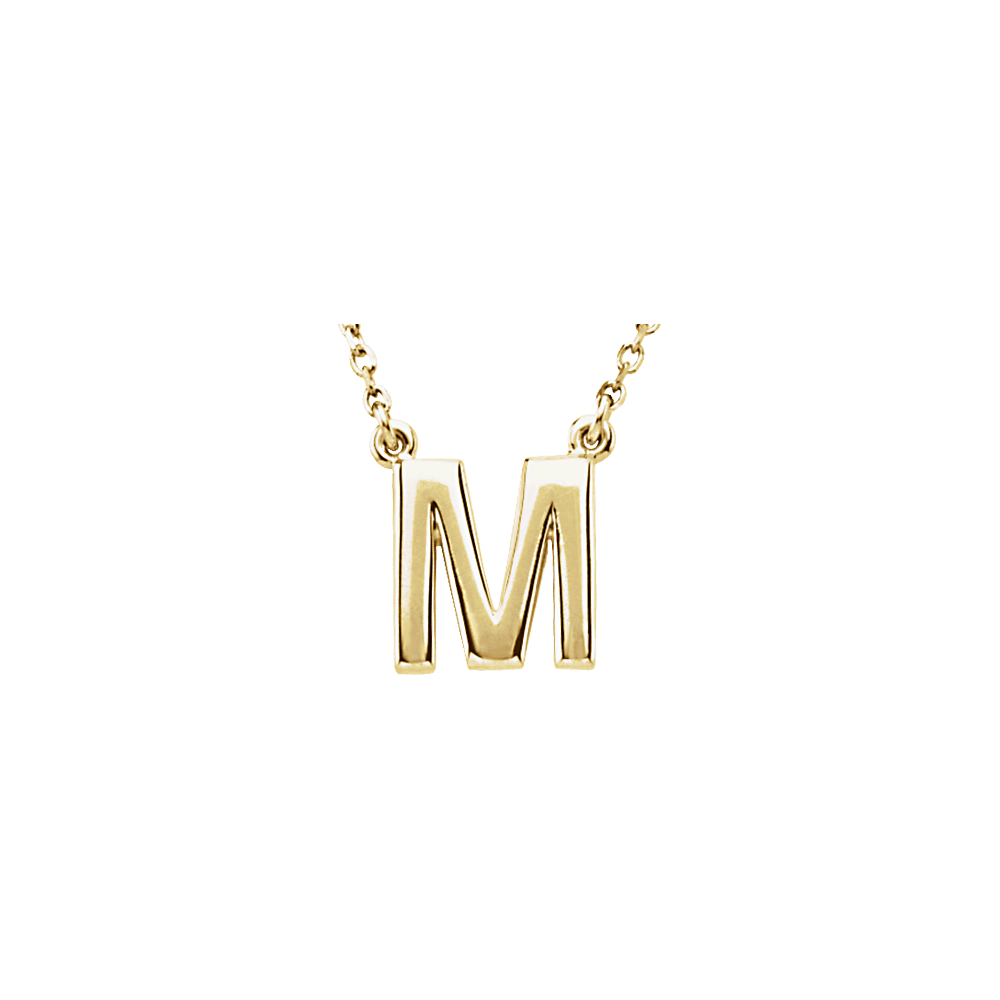 Block Letter Necklace