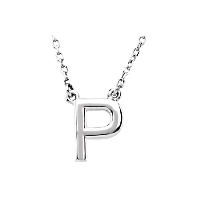 Block Letter Necklace