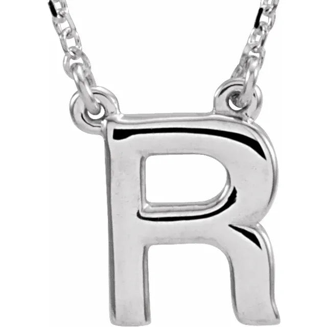 Block Letter Necklace