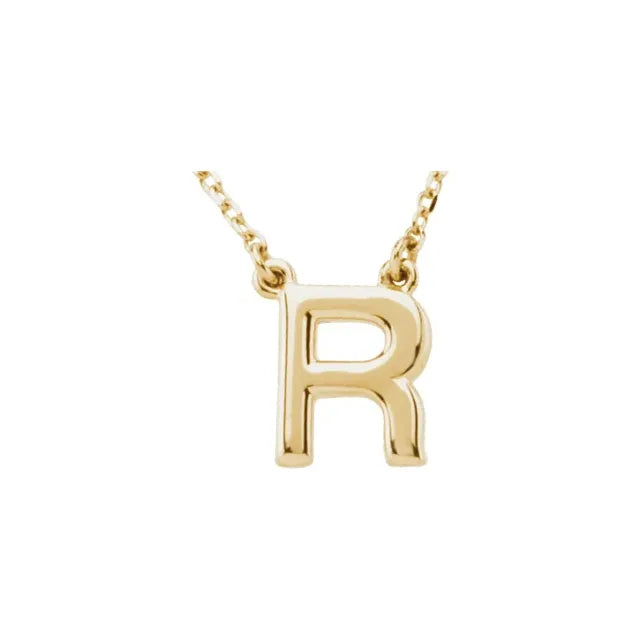 Block Letter Necklace