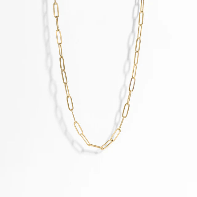 Small Paperclip Necklace