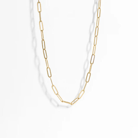 Small Paperclip Necklace